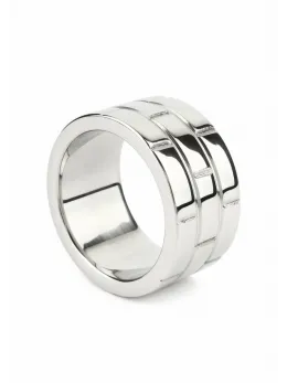 Mr. Steel The Wall C-Ring 40mm Stainless Steel Wide Band Ring