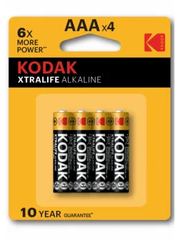Kodak XTRALIFE AAA Alkaline Batteries 40-Pack Long-Lasting Power