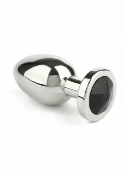 Mr. Steel Jeweled Plug Small Stainless Steel with Gemstone Base