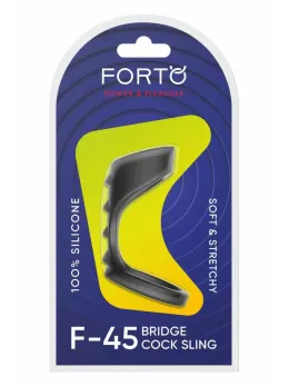 FORTO F-45 Textured Bridge Support Ring Black Silicone Adjustable