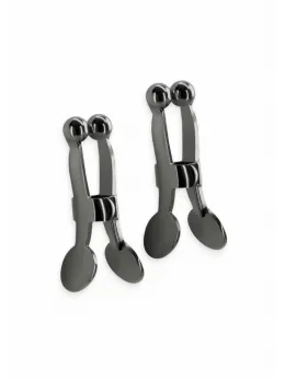 NS Novelties Bound Adjustable Nipple Clamps C1 Silicone Tips Metal