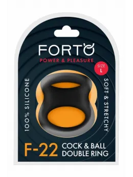 FORTO F-22 D Ring Large Black Premium Silicone System