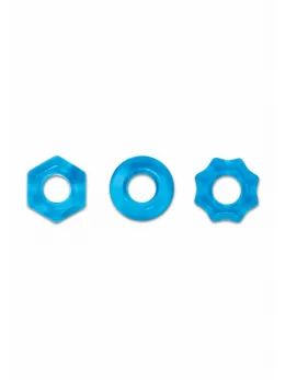 Renegade Chubbies Stackable Elastic Rings TPE Body Safe 3-Pack
