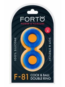 FORTO F-81 Double Ring 47mm Blue Premium Silicone System
