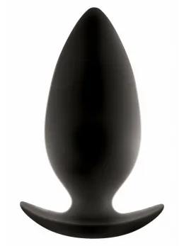 Renegade Spades Large Silicone Plug with T-Shaped Handle Black