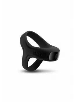 Renegade Emperor Rechargeable Vibrating Ring, Black, Stretchy Fit