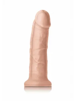NS Novelties Colours Dual Density Wide 7 inch Platinum Silicone Model