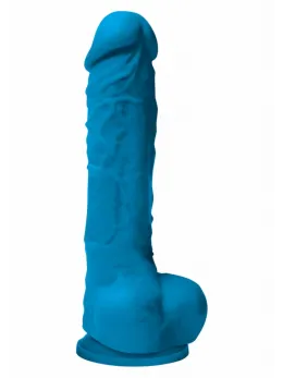 Pleasures Colours Silicone Model 5 inch, Suction Cup, Black