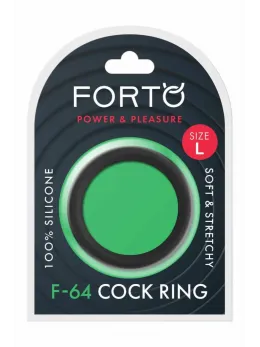 FORTO F-64 Wide Silicone Ring Large 50mm Black Premium Material