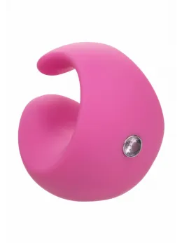 LuvMor O's Curved Silicone Fingertip Massager, 10 Speeds, Rechargeable