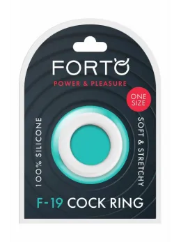 FORTO F-19 Two-Tone Silicone C-Ring Black & White Adjustable