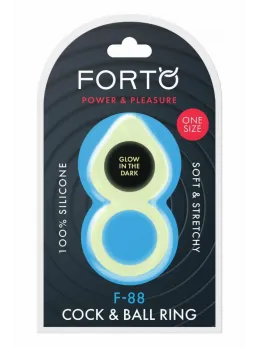 FORTO F-88 Double Ring Glow Premium Silicone Dual Support Ring