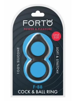 FORTO F-88 Double Ring Black Premium Silicone Support System
