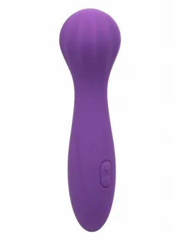 Stella O Wand Liquid Silicone Rechargeable Massager, Waterproof, Black
