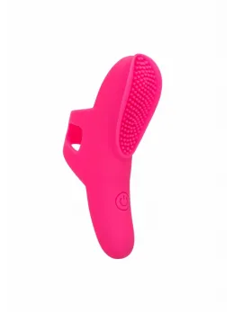 Neon Vibes The Nubby Vibe Finger Massager, 10 Modes, Waterproof, Pink