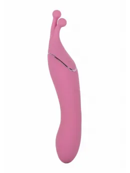 CalExotics Tempt And Tease Kiss Dual-Ended Massager Pink
