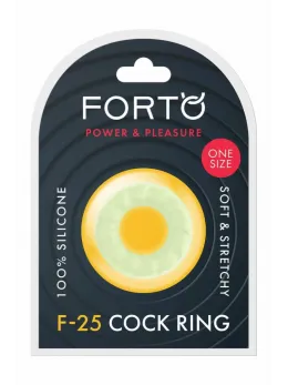 FORTO F-25 23mm C-Ring Glow Liquid Silicone, Stretchable, Luminous