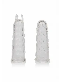 CalExotics Finger Teaser Set - Flexible Textured Finger Sleeves, 2 pcs