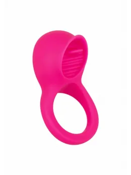 CalExotics Teasing Tongue Enhancer Silicone Rechargeable Ring Black