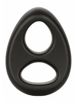 CalExotics Ultra Soft Dual Ring Silicone Support System Black