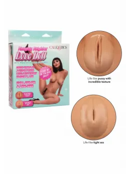 CalExotics Naughty Neighbor Life-Size Inflatable Doll 3-Entry System