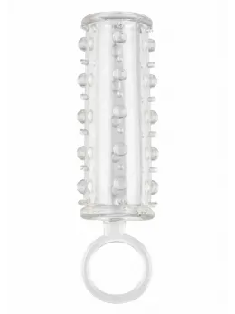 Sensation Enhancer отворен удължител за пенис с топчета, TPE
