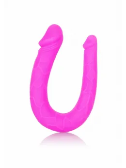 CalExotics Double Dong AC/DC Silicone U-Shape 30cm Satin Finish