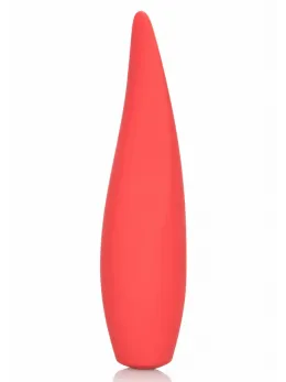 CalExotics Red Hot Ember Compact Silicone Multi-Function Massager Red