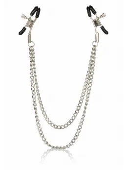 CalExotics Nipple Play Tiered Adjustable Nipple Clamps with Chains