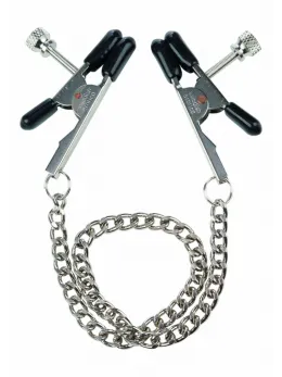 CalExotics Nipple Play Bull Nose Adjustable Nipple Jewelry with Chain