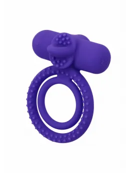 Silicone Rechargeable Dual Climaxer Couples Vibrating Ring 12 Modes