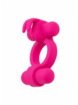 CalExotics Rechargeable Rockin Rabbit Silicone Couples Ring 12 Modes