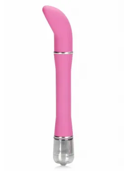 Lulu Satin Scoop Compact Vibrator Velvet-Cote™ 5” Silver Accents