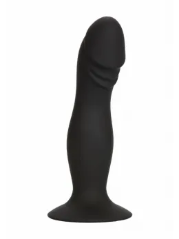 CalExotics Silicone Anal Stud Intimate Plug with Suction Cup Black