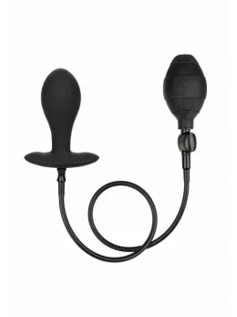 CalExotics Large Weighted Inflatable Plug Silicone System 3.25” Black