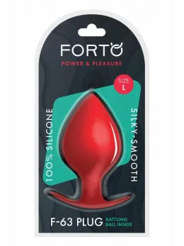 FORTO F-63 Rattler Spade Large Red Premium Silicone Plug