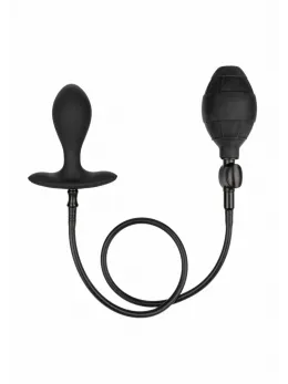 CalExotics Silicone Inflatable Plug Weighted Flexible 3” Black
