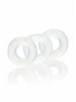 CalExotics 3 Stacker Rings Silicone Adjustable Comfort Set