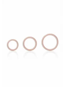 CalExotics Silicone Support Rings Set - Flexible, 3 Sizes, Black