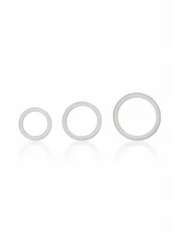CalExotics Silicone Support Rings Set of 3 Flexible Sizes Black