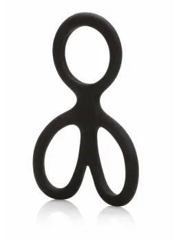 CalExotics Silicone Ball Spreader Triple Support Ring Black