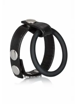 California Exotic Large Leather Ball Spreader Adjustable Support Ring