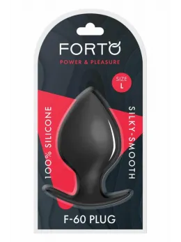 FORTO F-60 SPADE Large Black Premium Silicone Plug