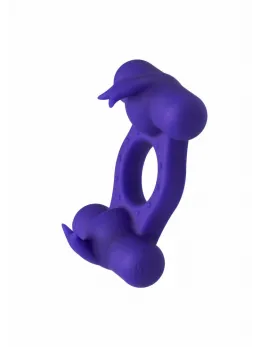 CalExotics Triple Orgasm Enhancer Silicone Intimate Ring Rechargeable