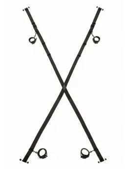 Nocturnal Over The Door Cross Adjustable Restraint System Black