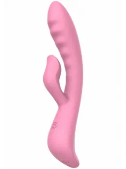 TOYJOY The Belle Rabbit Vibrator Pink Ergonomic Dual-Action Model