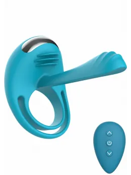 ToyJoy Passionate Joy Stick C-Ring Dual Motor Silicone Black