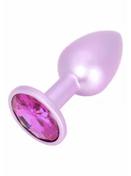 ToyJoy HAPPINESS Shine Like A Star Plug with Gemstone Accent, Silicone, Black