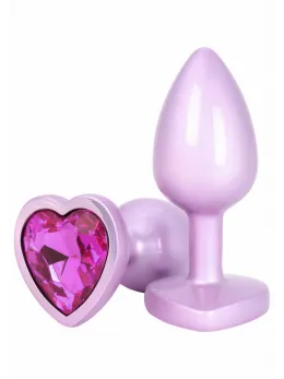 ToyJoy HAPPINESS Time To Shine Plug Heart-Shaped Gem Aluminium Small