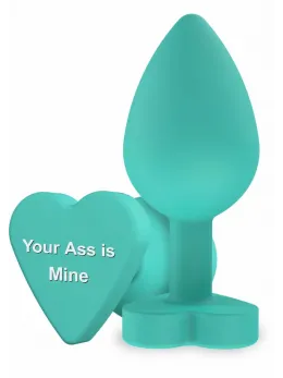 ToyJoy Booty Sweethearts Silicone Plug Heart Base Black Medium